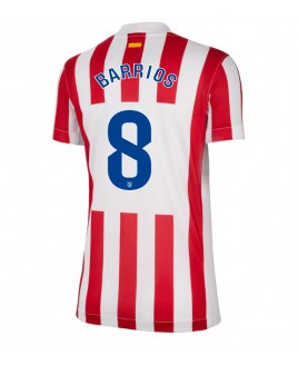 Günstige Atletico Madrid Pablo Barrios #8 Heimtrikot Damen 2025-26 Kurzarm